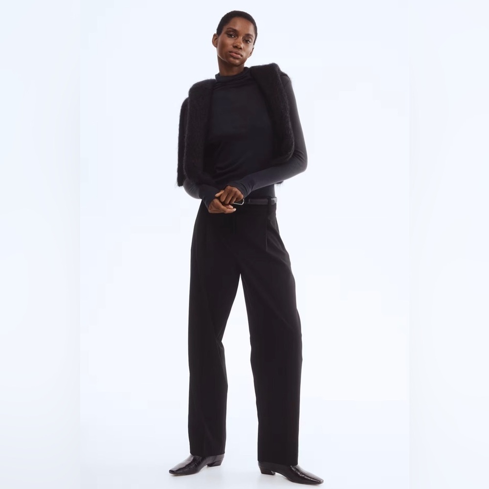 H&M Black Dress Pants Women's NWT SZ 2